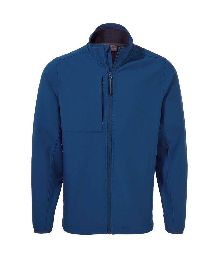 Craghoppers Mens Expert Basecamp Soft Shell Jacket (Poseidon Blue) - Size Medium