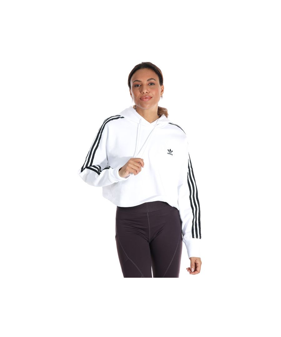 Image for Women's adidas Originals Cropped Hoody in White
