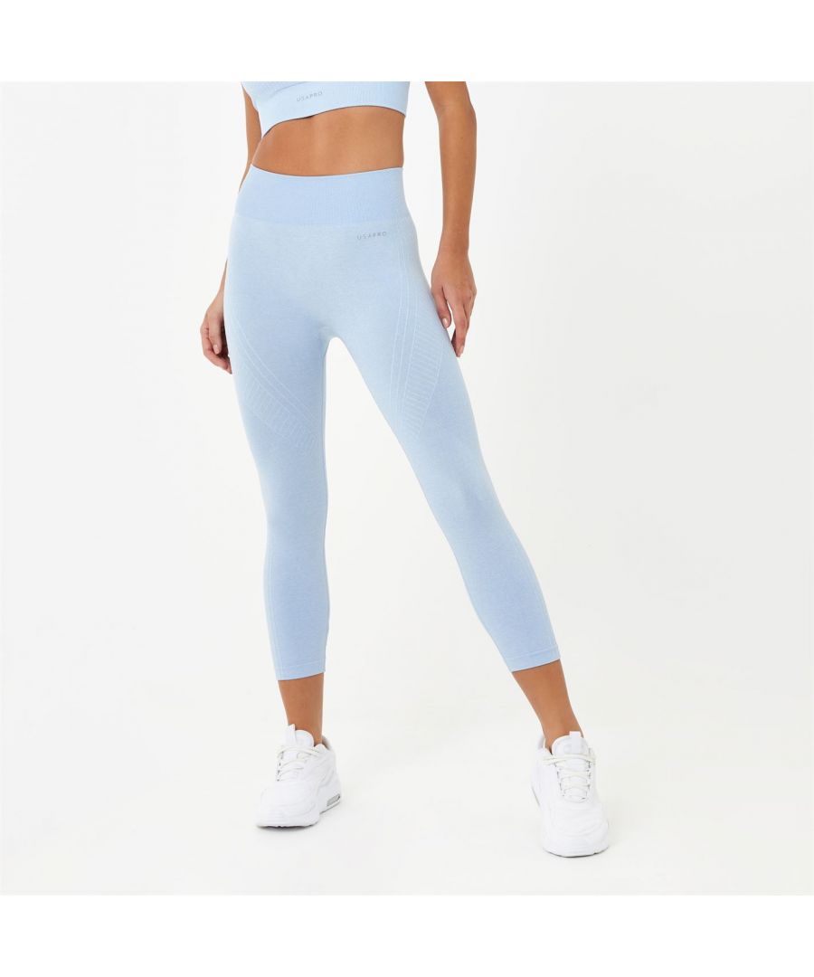 USA Pro Womens High Rise Seamless Leggings