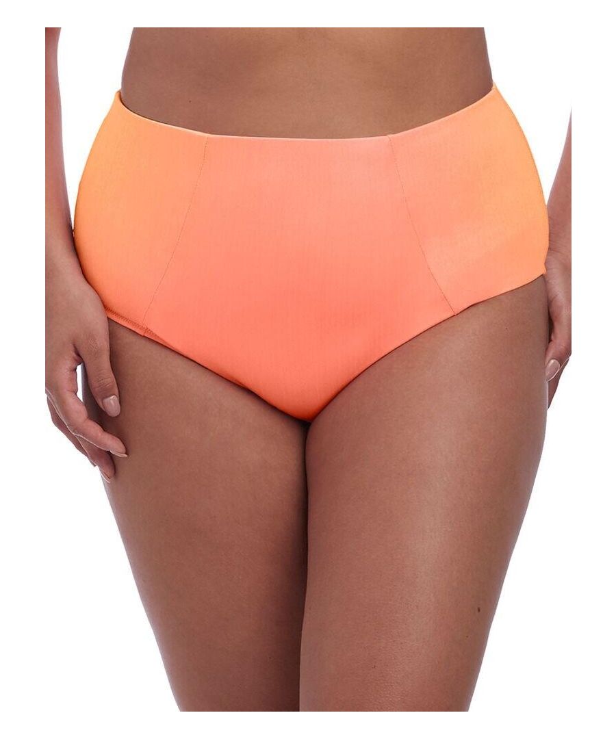 Elomi Womens 7166 Amazonia Classic Bikini Brief - Orange - Size 18 UK