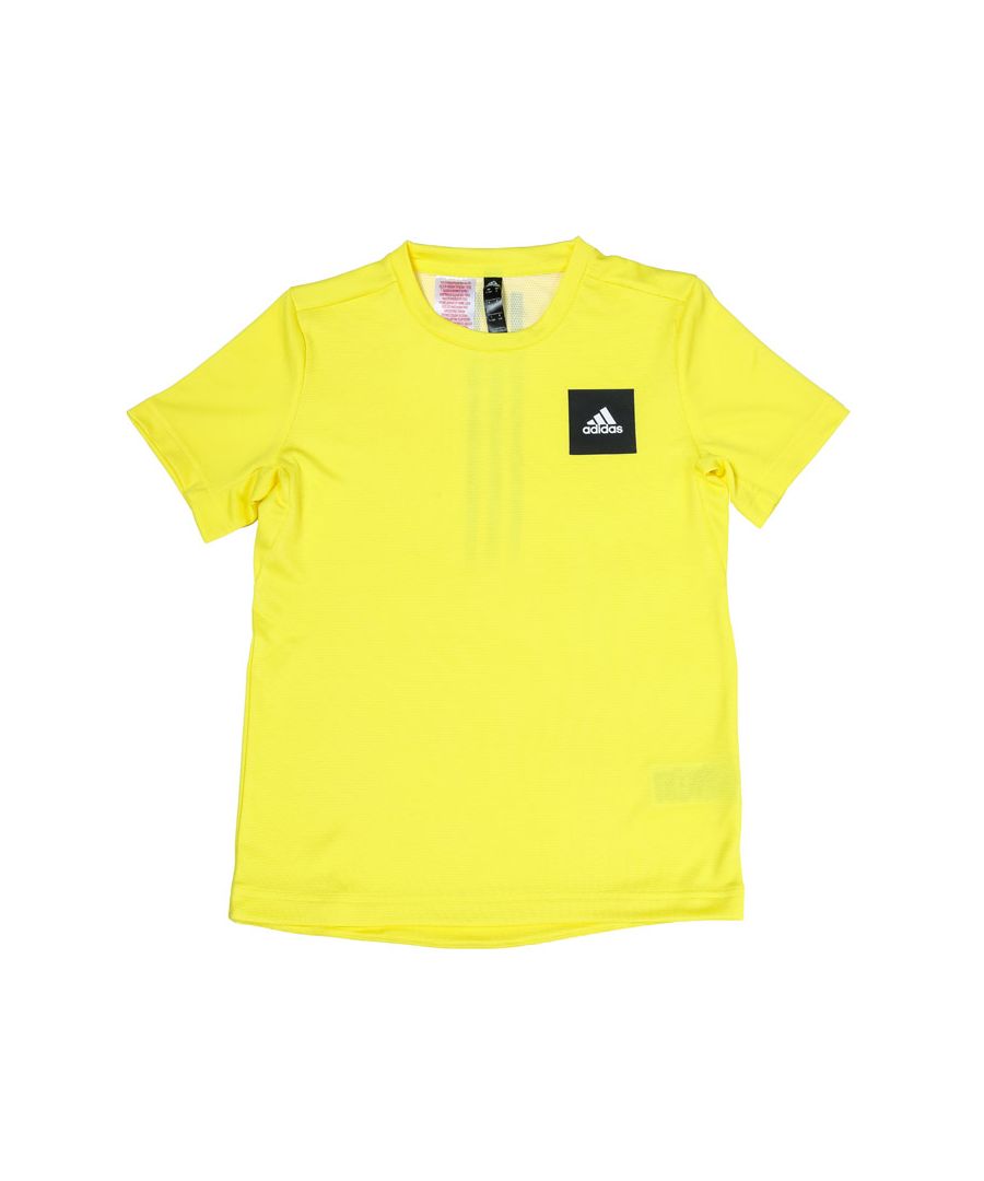 Image for Boy's adidas Infant AEROREADY T-Shirt in Yellow