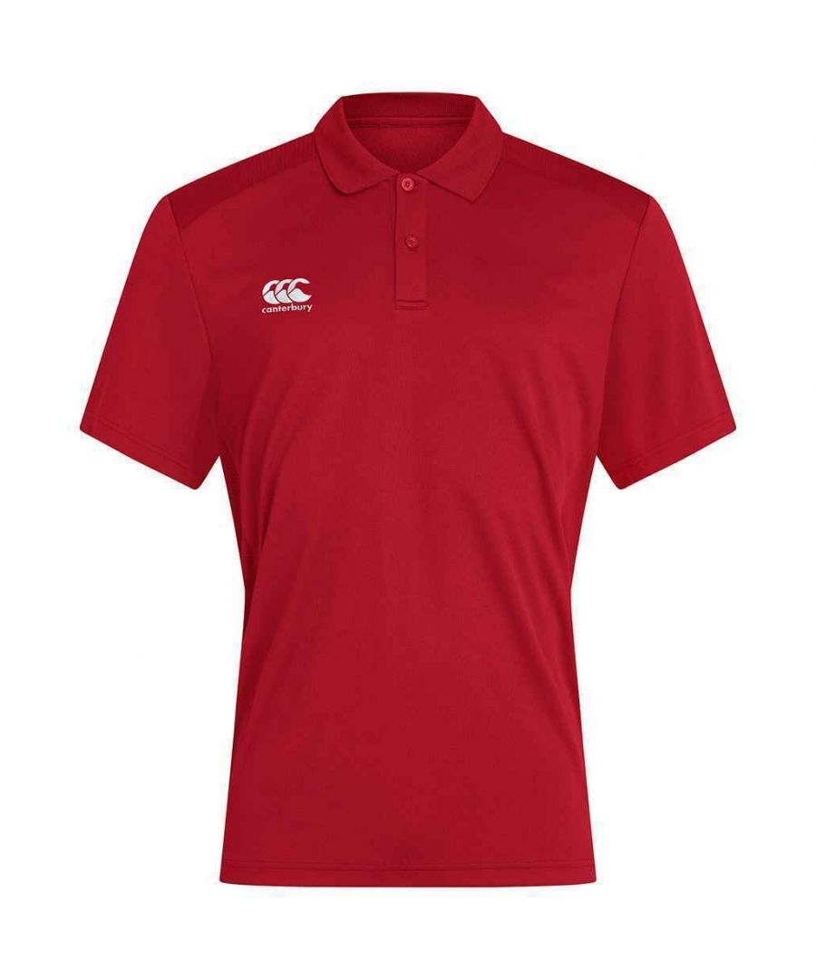Image for Canterbury Mens Club Dry Polo Shirt (Red)
