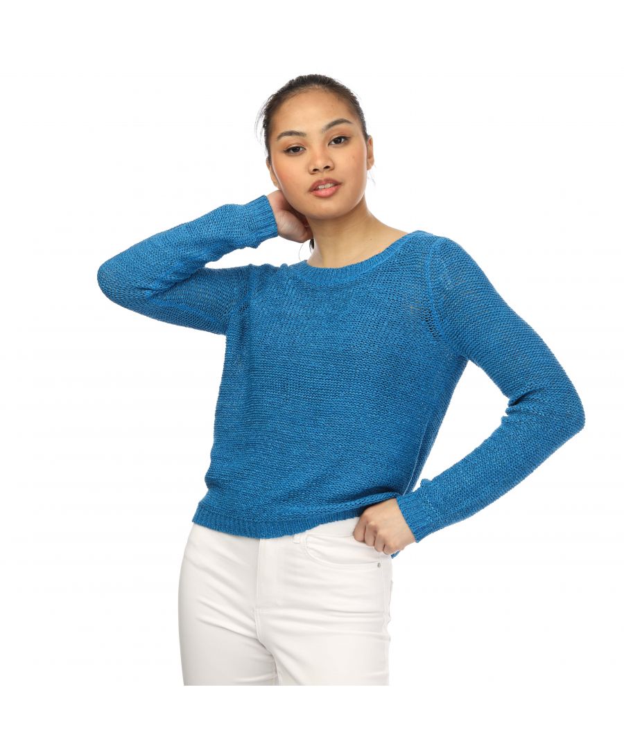 only womenss geena jumper in blue - size 10 uk