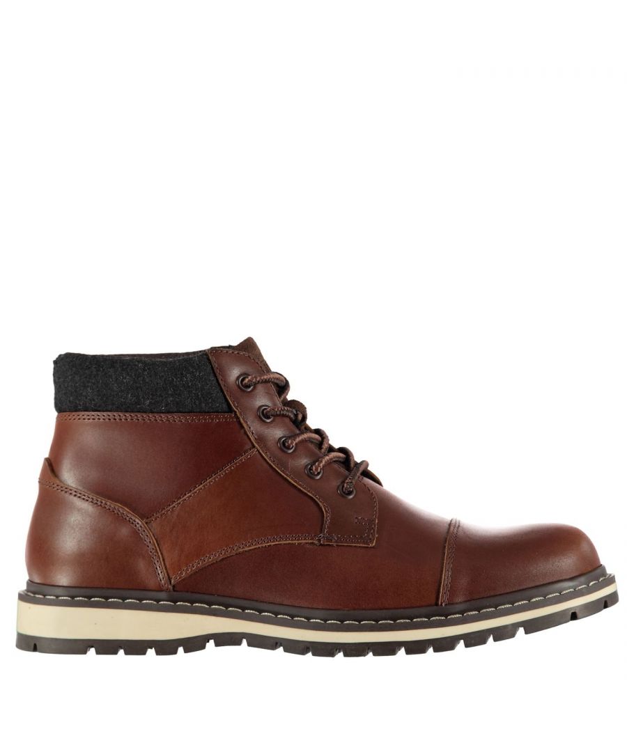 Firetrap Mens Wesley BT Casual Lace Up Shoes Footwear Brown UK 10