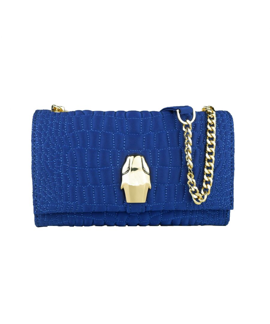 Image for Cavalli Class Blue Polyester Shoulder Bag