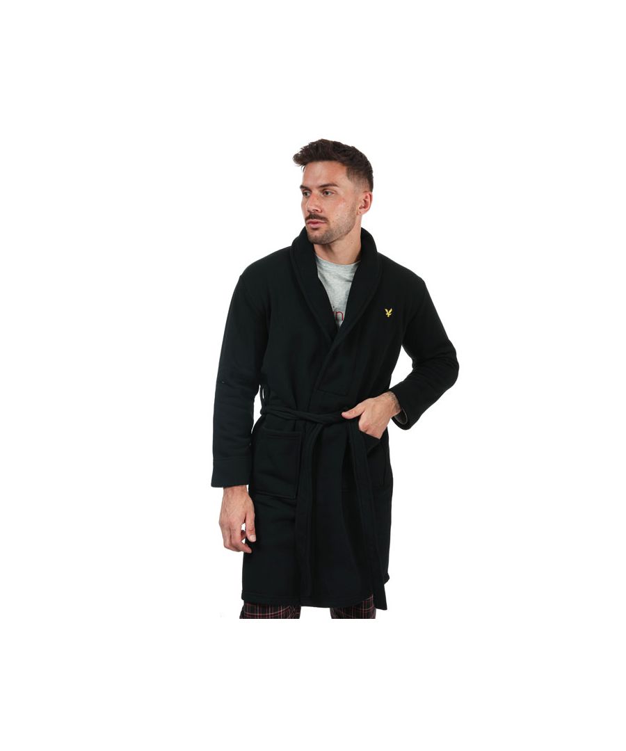 Image for Men's Lyle And Scott Matthew Dressing Gown in Black