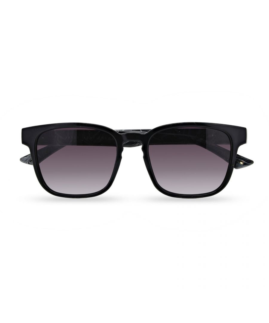 Ted Baker Sunglasses TB1635 Surf 001 Black Grey Gradient are a perfect blend of classic and contemporary design. These shades feature a timeless square shape with a full-rimmed frame crafted from high-quality acetate. The iconic Ted Baker logo is prominently displayed on the temples, adding a touch of designer appeal to the glasses. The TB1635 are perfect for any occasion, whether you're dressing up for a special event or just running errands on a sunny day.