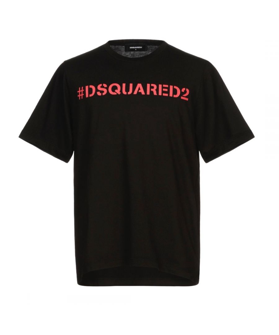 Image for Dsquared2 Hashtag Logo Oversize Black T-Shirt