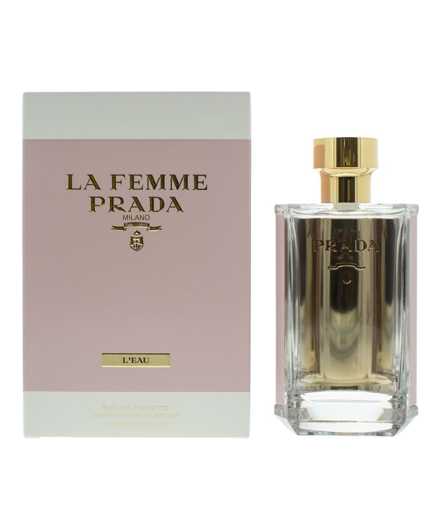 Prada La Femme L'eau was launched in 2017 and inclusdes notes of Frangipani Mandarin Tuberose and Ylang Ylang.