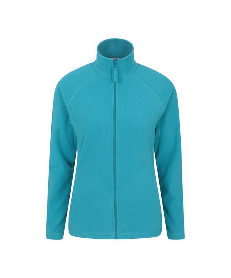 Mountain Warehouse Womens/Ladies Raso Fleece Jacket (Teal) - Size 6 UK