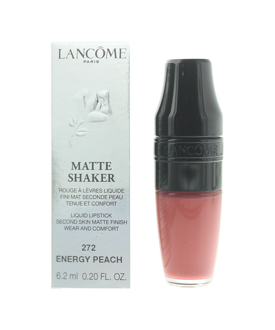 Lancôme Matte Shaker 272 Energy Peach Liquid Lipstick 6.1ml