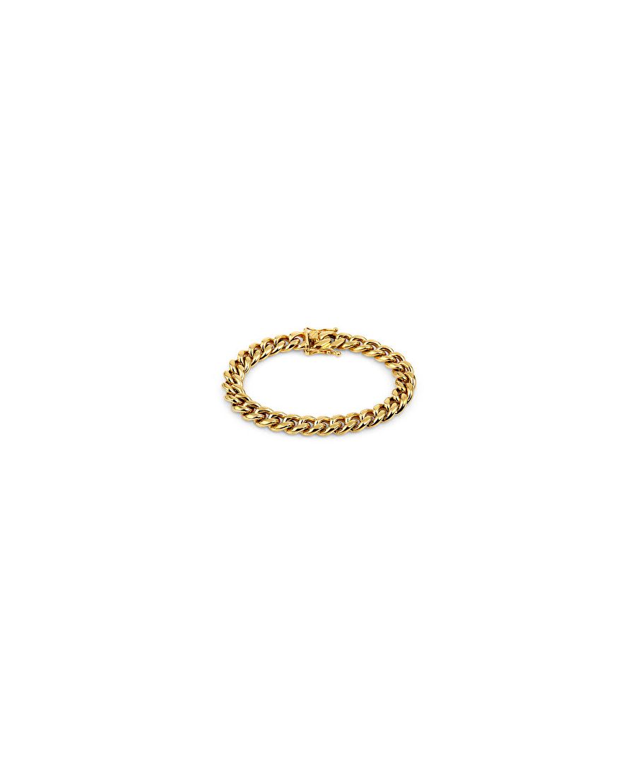 Geslacht: mannen\nGemaakt in China\nMeting: 22 cm\nKleur: goud\nMateriaal: staal
