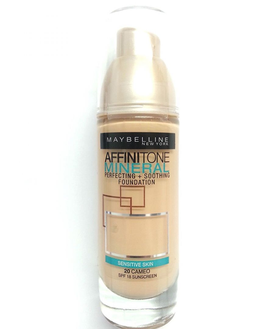 Maybelline New York Womens Affinitone Mineral Foundation SPF18 30ml - 020 Cameo - NA - One Size