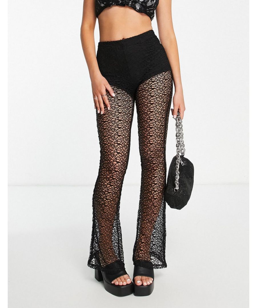 Trousers & Leggings by Reclaimed Vintage Exclusive to ASOS High rise Elasticated waistband Flared slim fit  Sold By: Asos