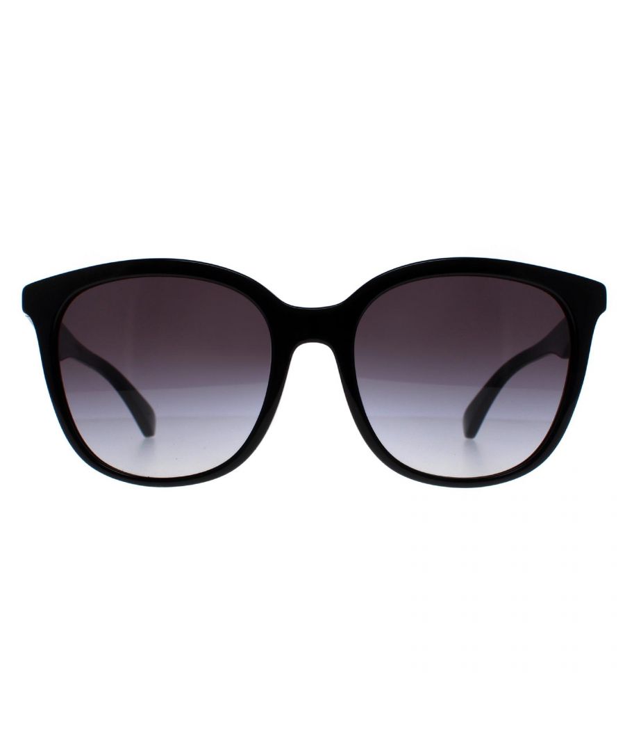 Emporio Armani Square Womens Black Grey Gradient EA4157  Sunglasses are a stylish and sophisticated accessory that will elevate any look. These sunglasses feature a timeless square shaped frame with a sleek and polished finish, making them perfect for any occasion. Emporio Armani's logo features on the temples for brand authenticity.