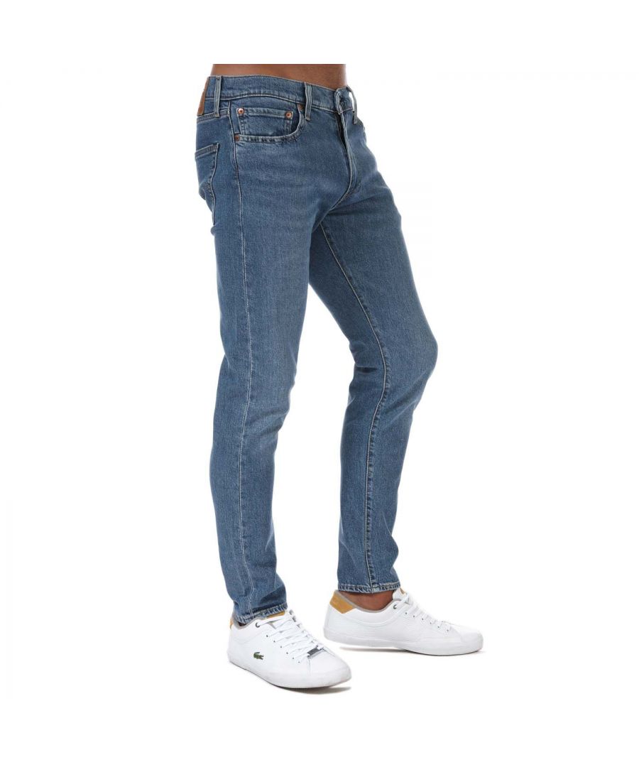 Levi's Mens Levis 512 Slim Taper Corfu No Lie Jeans in Denim - Blue Cotton - Size 38 Regular