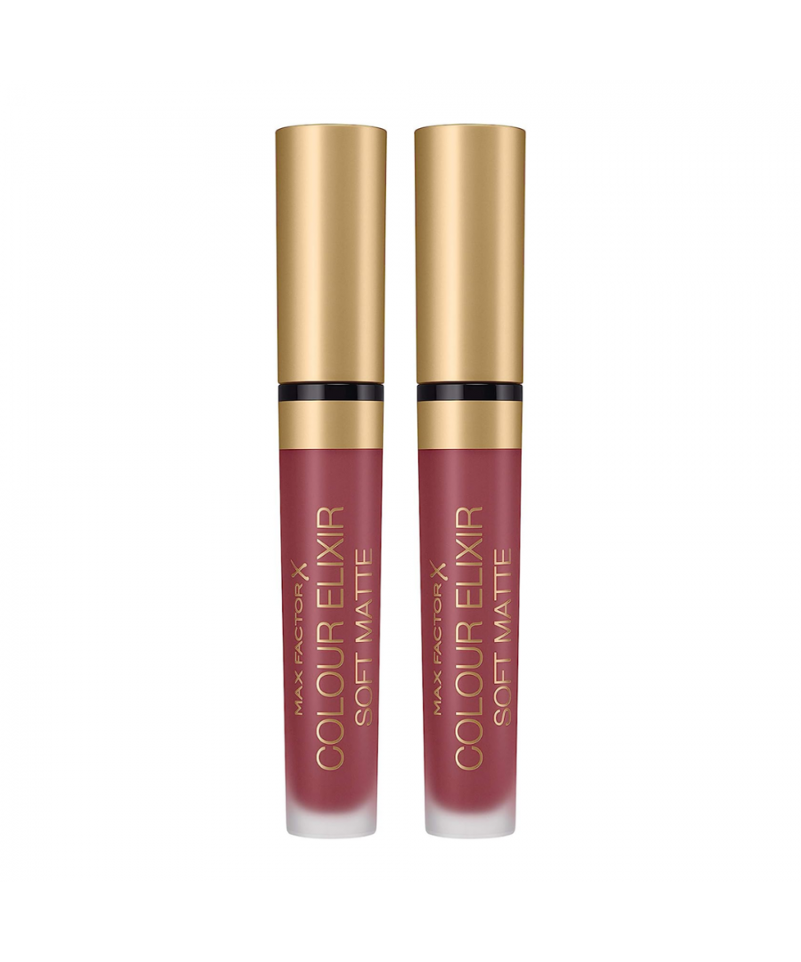 Max Factor Womens 2 X Colour Elixir Soft Matte Liquid Lipstick - 040 Berry - Na - One Size