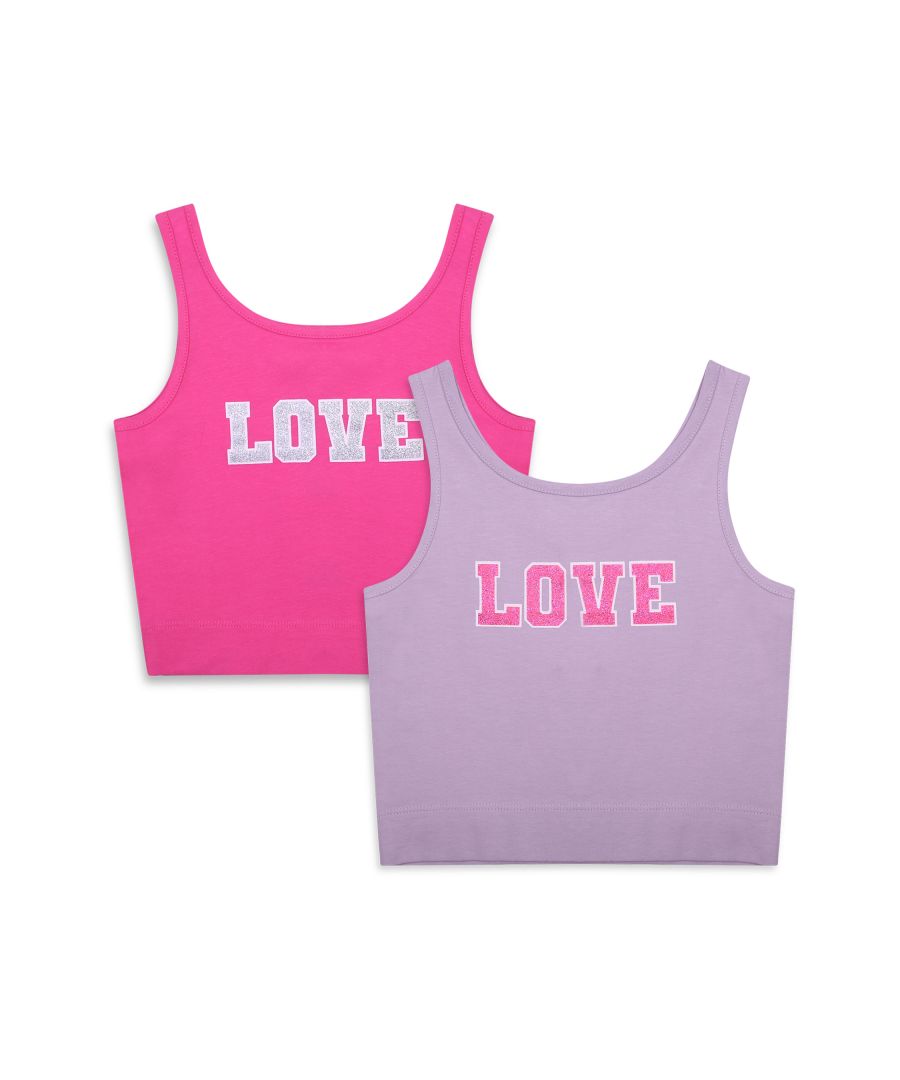 Image for 2 Pack Cotton Jersey 'Babe' Vest Tops
