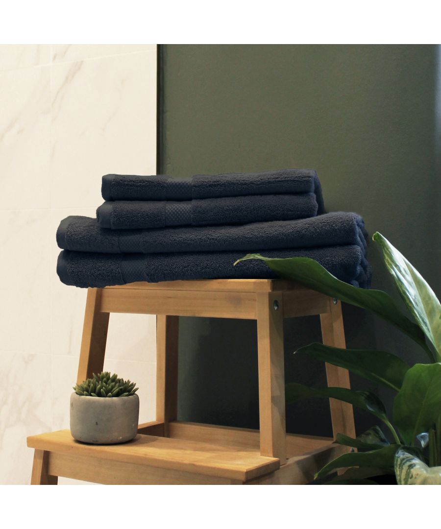 The Linen Yard LOFT 4-piece towel bale gives you a spa-like feeling at home. They are designed to be super absorbent and ultra-soft. Made from a 100% plush combed cotton for a relaxed everyday feel. Perfect heavyweight towels with 650 grams per square metre. The basket weave band is a quality design feature that gives LOFT towels a stylish effortless signature look. In multiple soothing shades, create an air of calm in your washroom and always have super softness on hand.