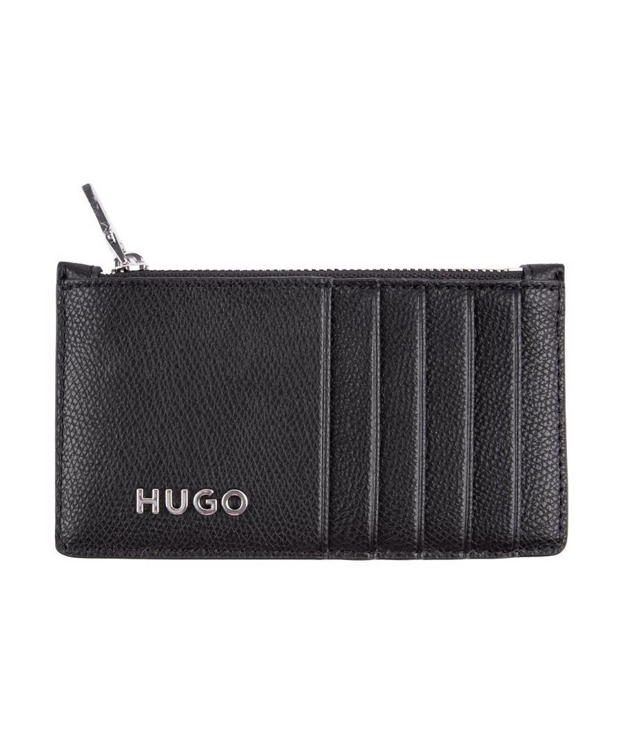 The Chris Card And Cash Wallet From Designer Hugo Is A Must Have Accessory For The Modern Fashionista On The Go. Complete With Five Card Slots And Cash Sections. A Dapper Accessory With A Silver Logo.