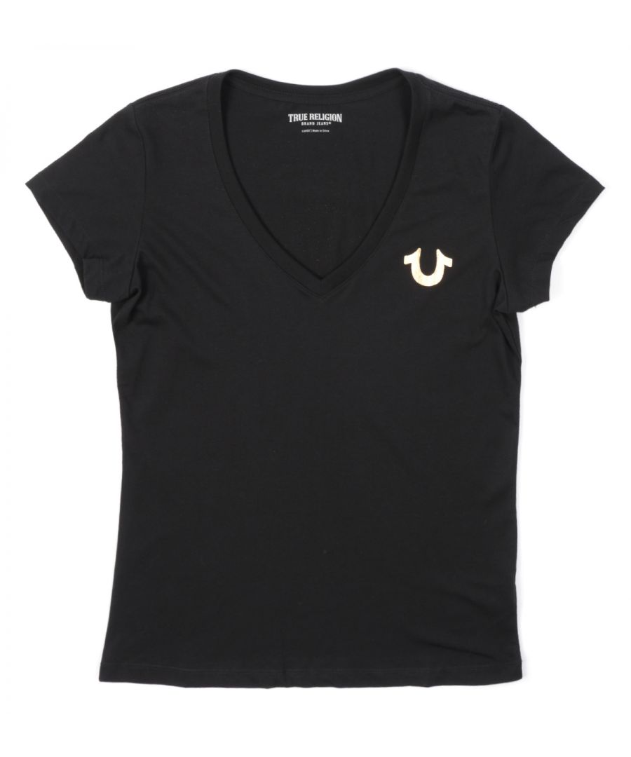 True Religion Women's Circle Logo Tee 