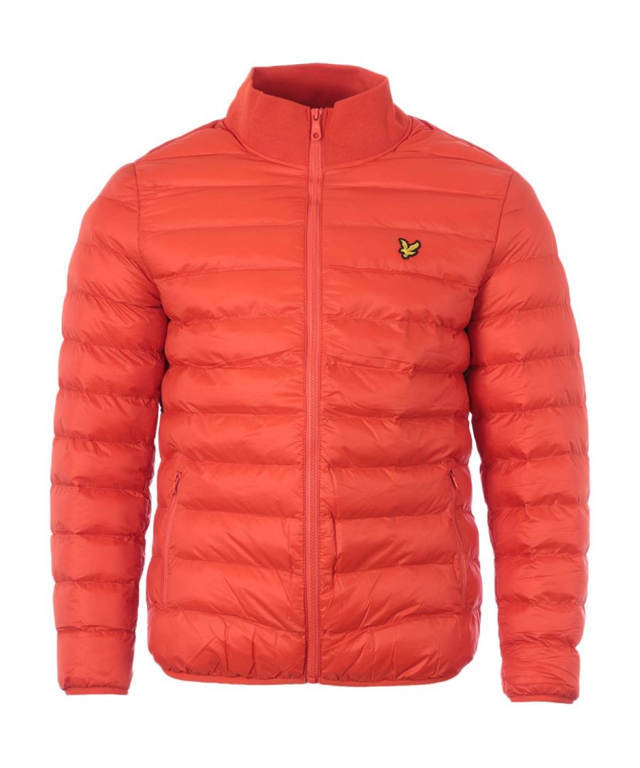 Opvouwbare pufferjas van Lyle & Scott - Burnt Orange