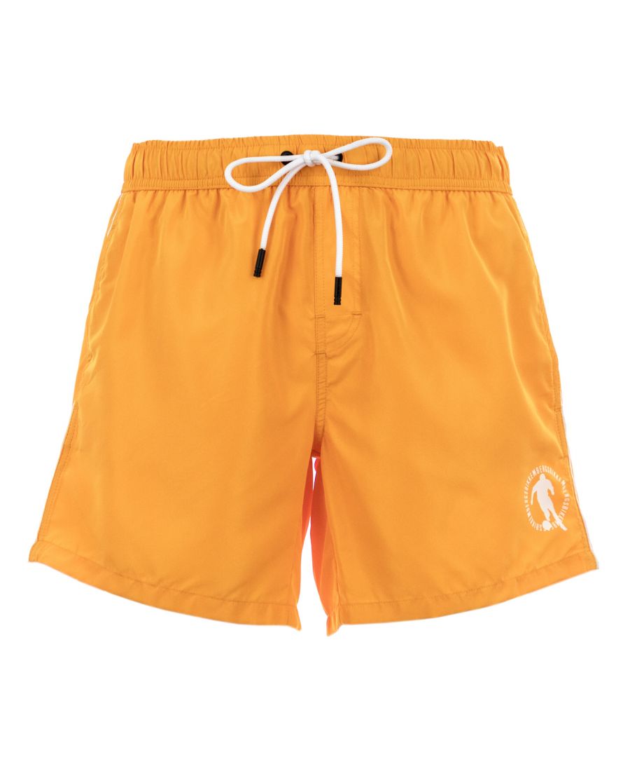 Bikkembergs BKK1MBS05-ORANGE-L The Bikkembergs brand finds inspiration in the union between the creativity of fashion and the functionality of sport. The fashion house, founded in 1986 by the eponymous designer and member of the group of avant-garde designers known as the 