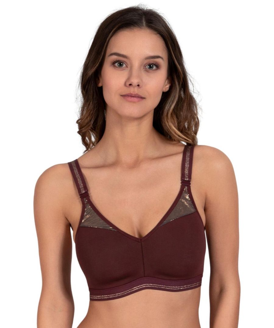 Empreinte Womens Initiale Spacer Bra – Red Polyamide – Size 32E