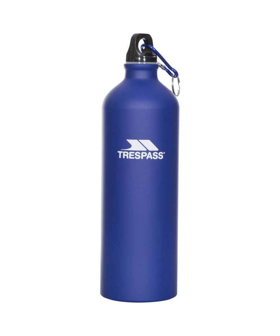 1 Litre Drinks Bottle with Carabineer. Hardwearing Outer. Suitable for Hot and Cold Liquids.