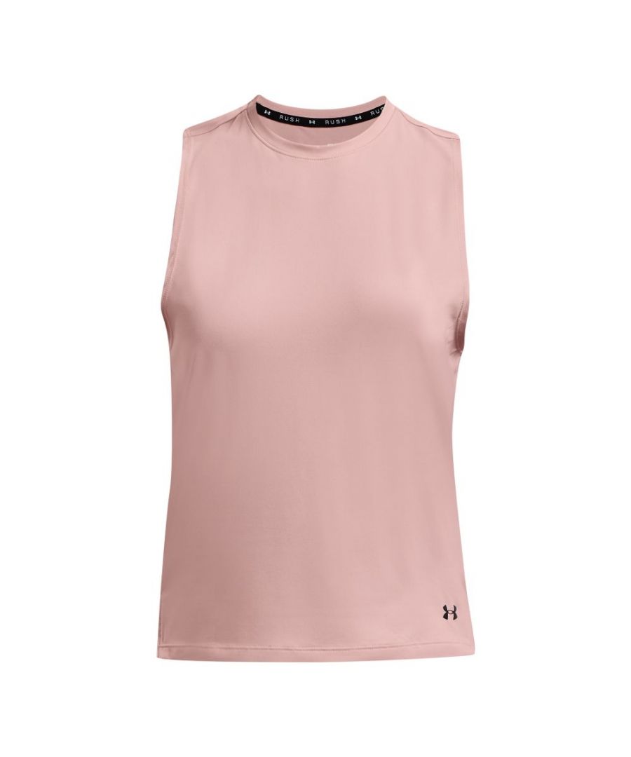 Under Armour UA Rush tanktop voor dames, roze
