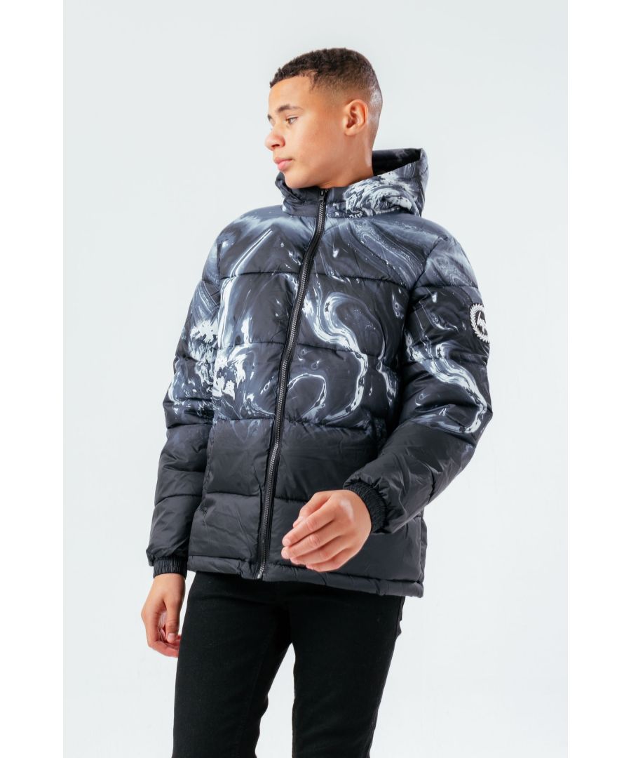 Image for Hype Marble Print Kids Puffer Jacket