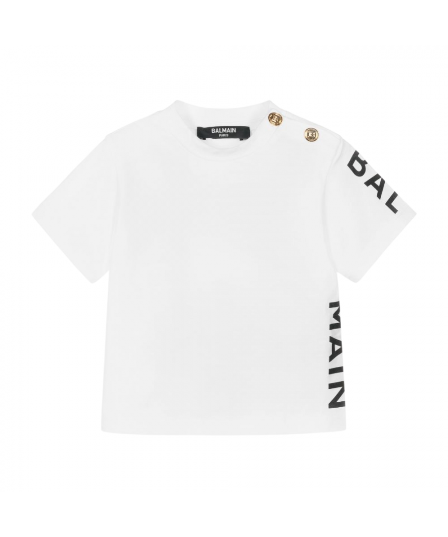 Lanvin Lanvin Boys Logo T-shirt Noir Âge 8 12 RRP £ 90 10 