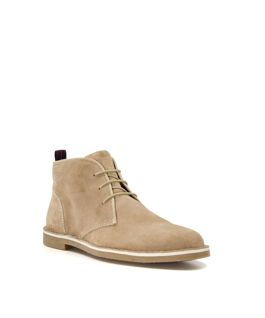 Dune Mens CREPE Suede Chukka Boots