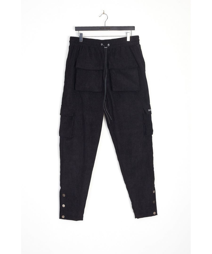 Image for Cord Trousers in Black