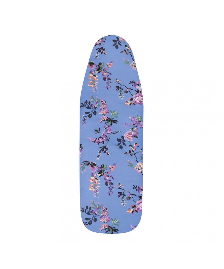 New Birds and Roses Ironing Board Cover - Blue