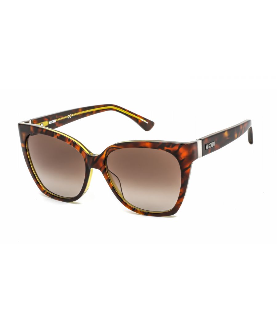 Moschino MOS066/S Sunglasses HAVANA YELLOW/BROWN GRADIENT