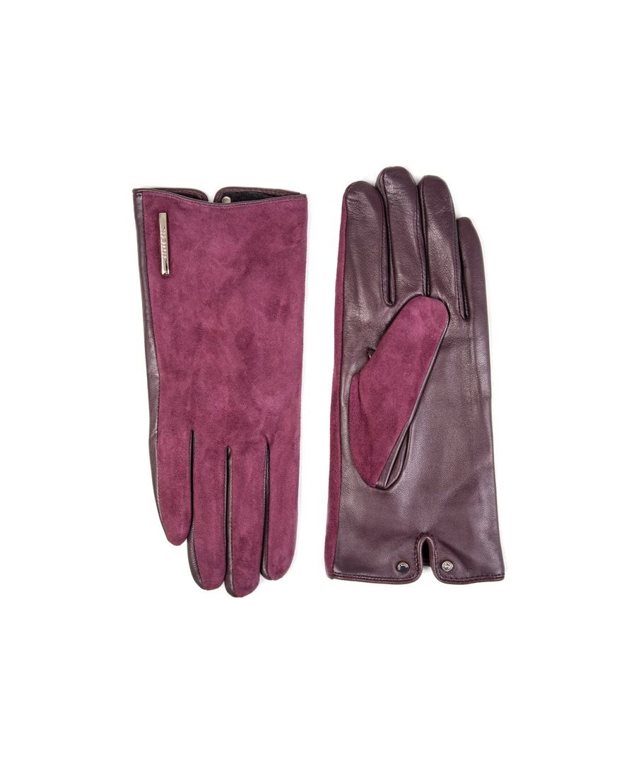 Image for Ted Baker Leather Logo Gloves