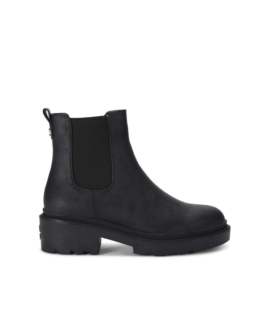 Carvela Womens Boulder Chelsea Boots - Black - Size UK 8