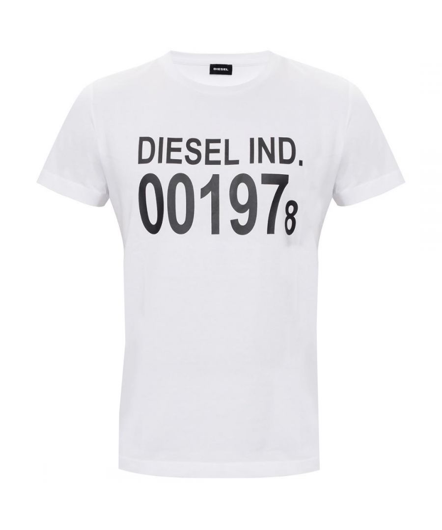 Wit T-shirt Diesel 001978