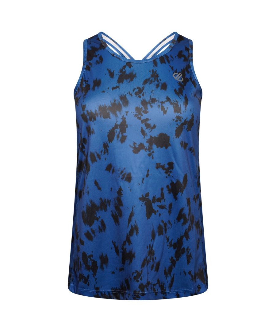 Image for Dare 2B Womens/Ladies Ardency II Tie Dye Recycled Vest (Space Blue)