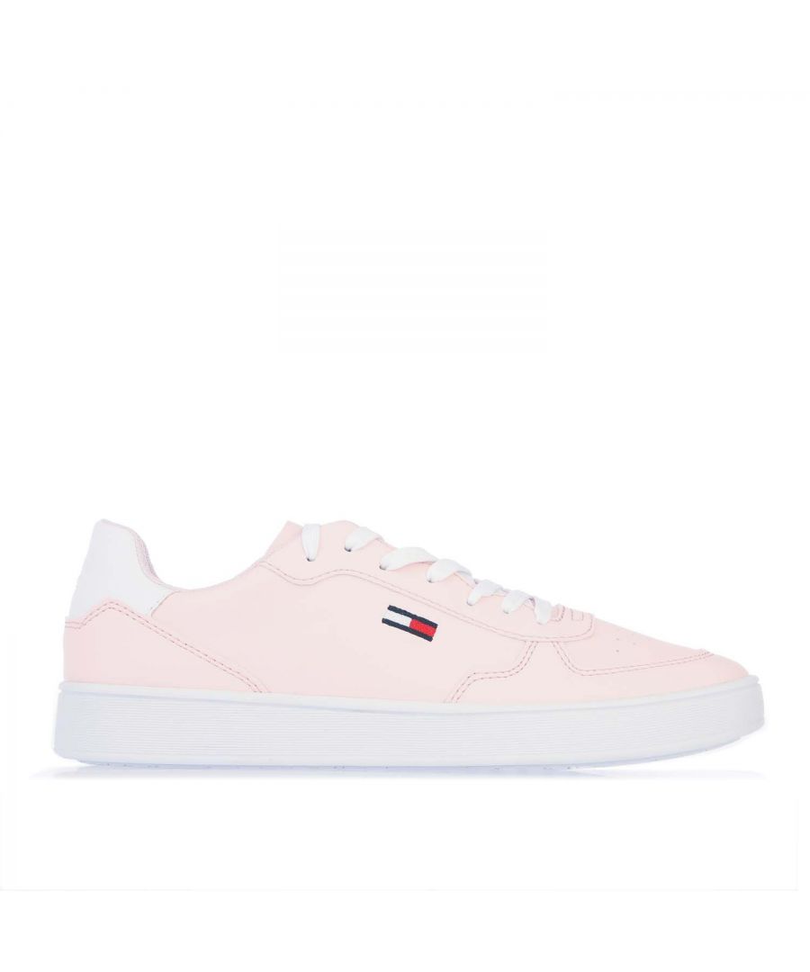 Tommy Hilfiger Cupsole-sneakers voor dames, roze