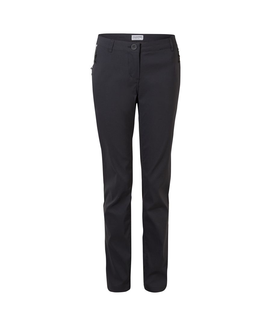 Craghoppers Womens/Ladies Kiwi Pro II Trousers (Graphite) - Black - Size 24 UK