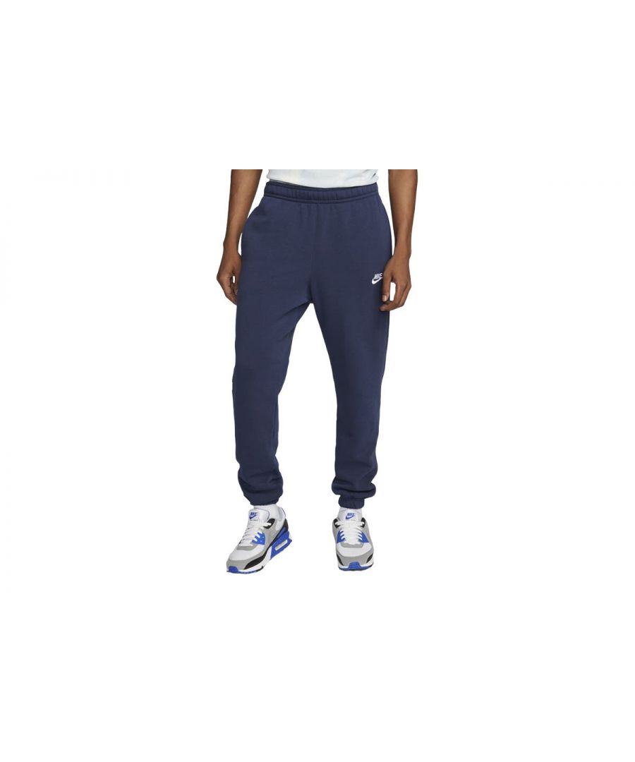 Nike Men’s Nike Sportswear Club Cuffed Pants combine classic style with the soft comfort of fleece. These pant’s elastic waistband with an adjustable drawcord lets you personalise the fit.  100% cotton Brushed-back fleece fabric feels soft and smooth Elastic waistband with an adjustable drawcord Elastic at the cuffs lets you show off your kicks Machine washable