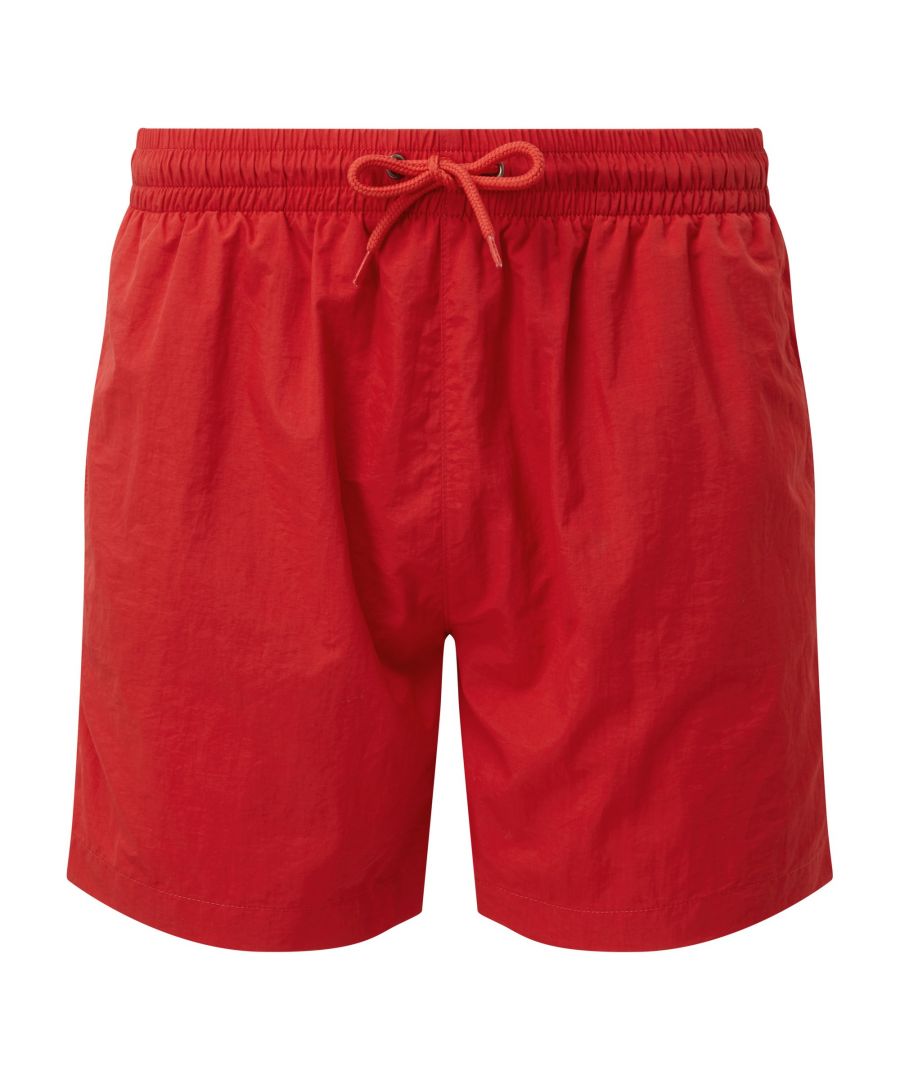 Asquith & Fox Mens Swim Shorts (Red/Red) - Size Large