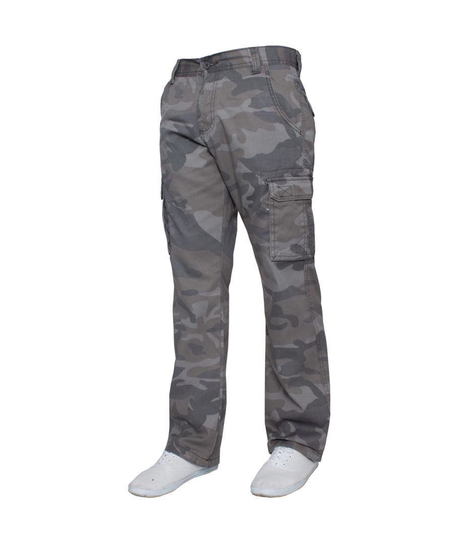Image for Kruze Mens Cargo Combat Trousers