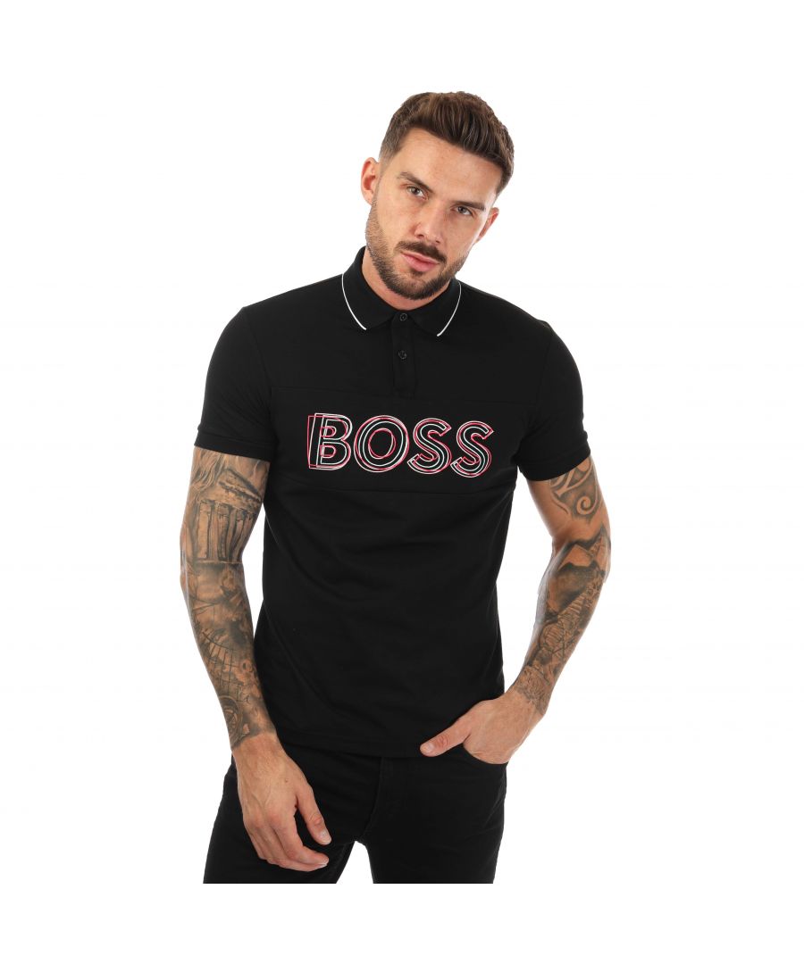 Hugo Boss poloshirt voor heren, zwart