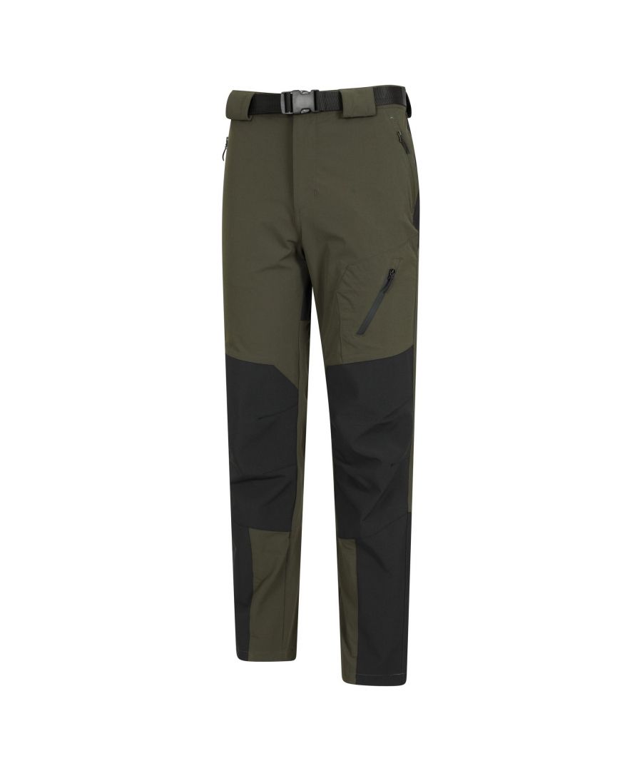 Mountain Warehouse Mens Forest Water Resistant Short Trousers (Green) - Size 44 Short