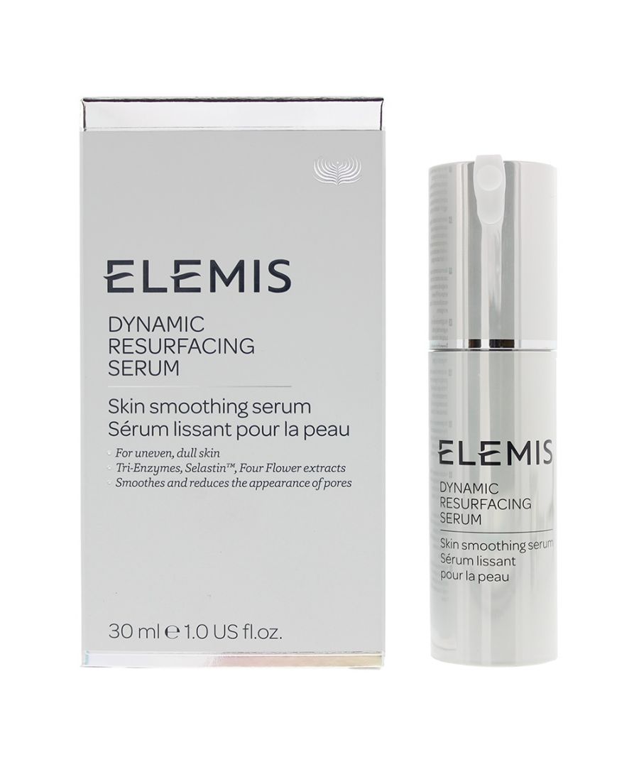 The Elemis Dynamic Resurfacing Serum has been formulated for uneven and dull skin. The serum, which contains a patented Tri-Enzyme Technology, reduced the look of pores and uneven texture on the skin, leaving it stunningly smooth. Powdered by 4 flower Alpha Hydroxy Acids, Selastin and the aforementioned Tri-Enzyme Technology the formula is cooling and gentle, but also resurfaces the skin leaving it smooth, bright and even.