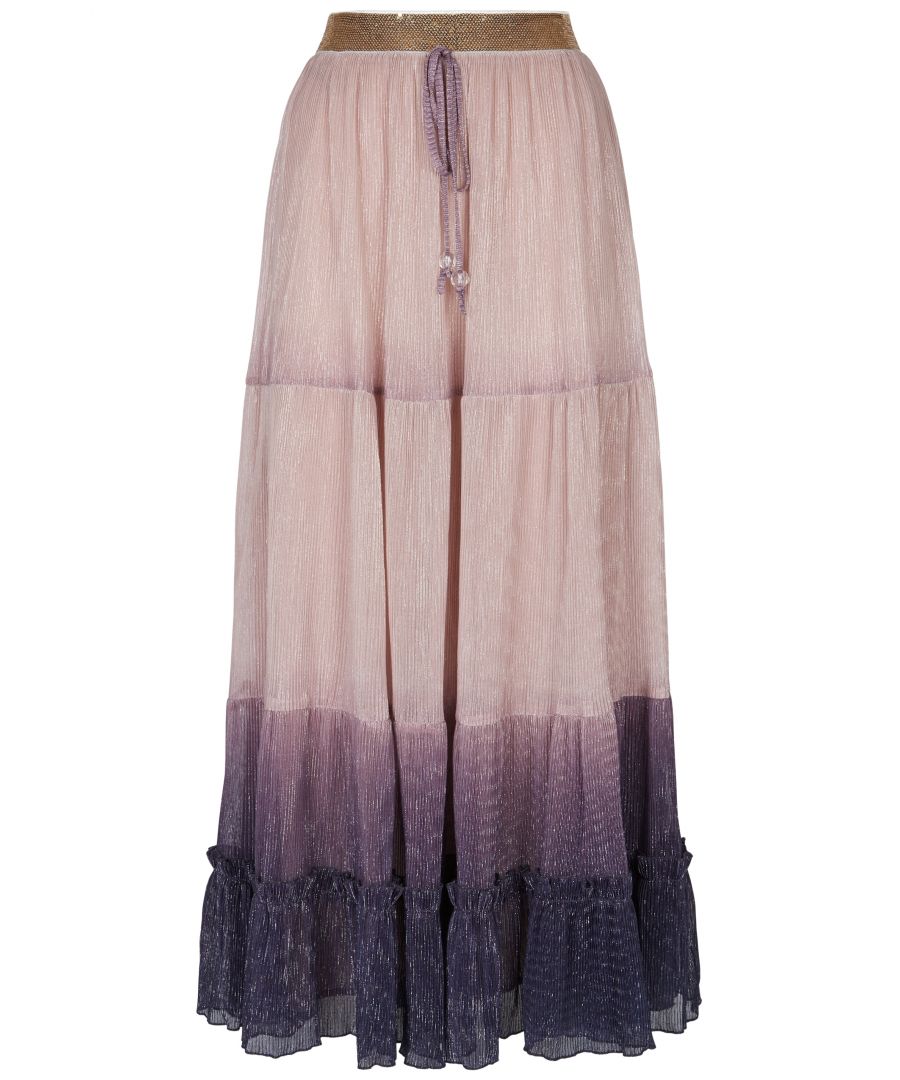 The Jasmine Skirt. Machine wash at 30c, 100% Polyester, 100% Viscose Lining.