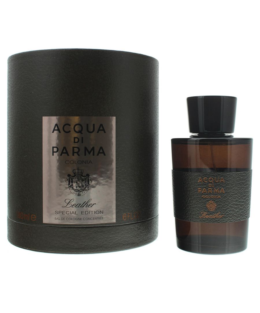 Colonia Leather Special Edition by Acqua di Parma is an elegant charasmatic cirtus woody fragrance for men. This scent features notes of brazilian orange, lime, rose, leather, petit grain, cedar and guaiac wood. Colonia Leather Special Edition was launched in 2014.